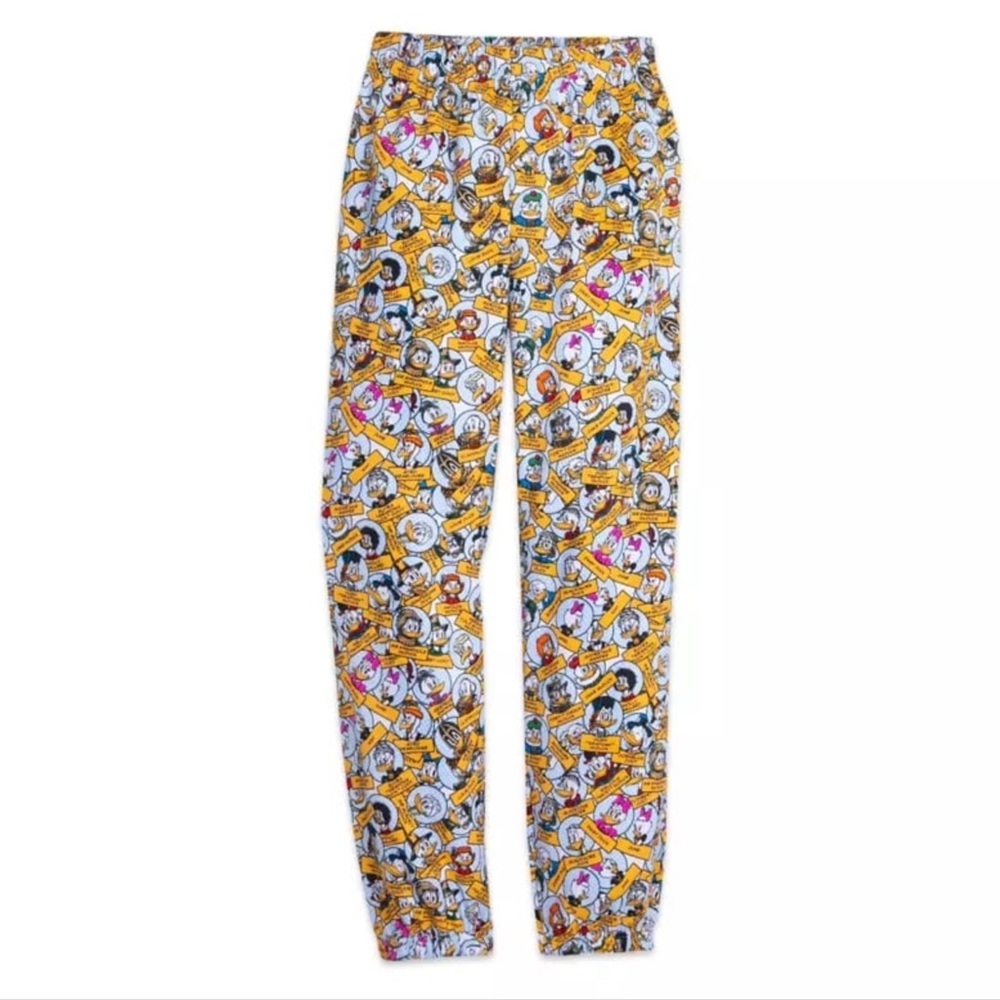 ‘Disney Ducks’ Allover Print Adult Joggers